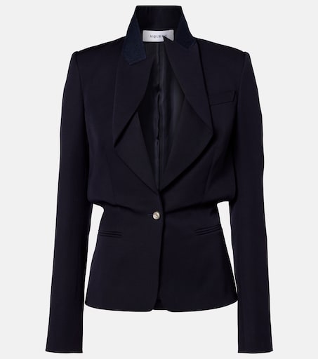 Veste Blazer Alexander McQueen Pour Femme - Taille 46 (US 10) - Navy (bleu Marine) - Crêpe - Neuve Avec étiquettes