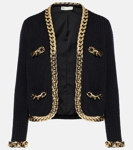 送料&関税込み★Tory Burch★KENDRA WOOL AND SEQUIN JACKET Kendra' wool-blend jacket with sequins TORY BURCH – RBoutique
