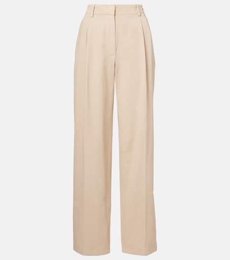 ［大人気！］THE ROW Lilas パンツ 8719W3677BLK THE ROW | Lilas Wool Blend Pants | Women | Lane Crawford