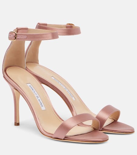 サンダル・ミュール Manolo Blahnik SANDAL (CHAOS9XX0741 DNUD) MANOLO BLAHNIK Chaos 90 metallic leather sandals | NET-A-PORTER