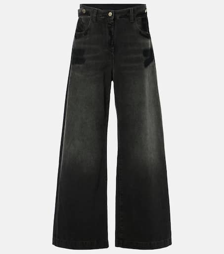 VIP【関税送料無料】希少 THE ATTICO BLACK COTTON DENIM JEANS P00960278.jpg