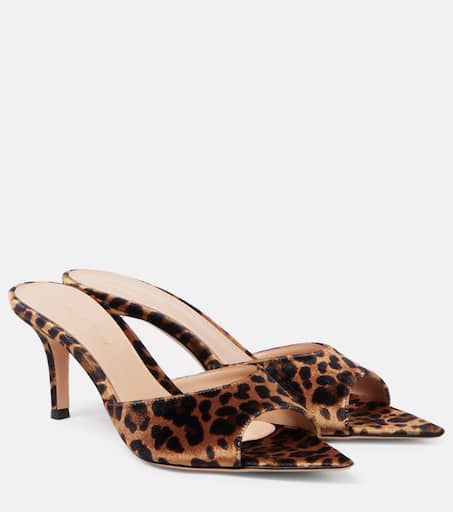 【送料&関税込】Gianvito Rossi Mink Zebra Print Velvet Mules Gianvito Rossi Mink Zebra Print Velvet Pumps | THE LIST