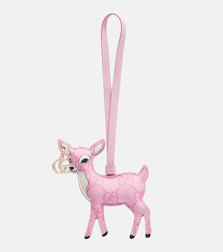 Deer GG bag charm in pink - Gucci | Mytheresa