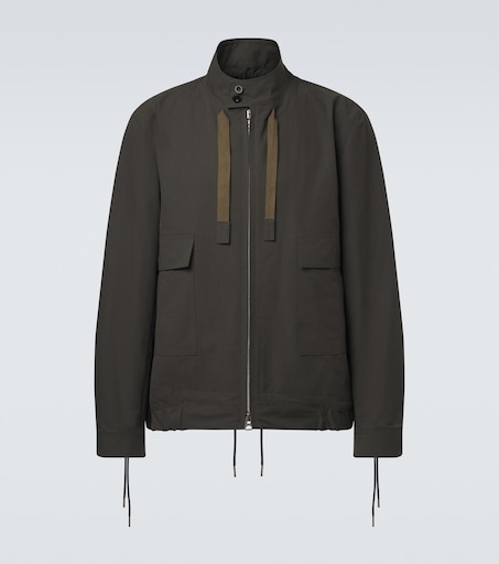 Zip-up technical jacket