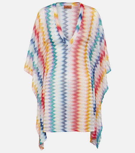 【MISSONI】mare プリント satin kaftan Zig Zag kaftan in multicoloured - Missoni Mare | Mytheresa