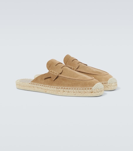 Crosta suede espadrilles in brown - Christian Louboutin | Mytheresa