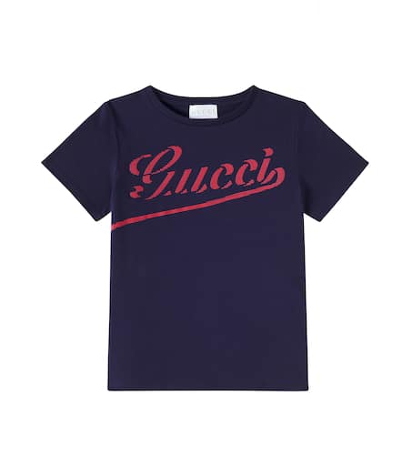 GUCCI グッチ キッズTシャツ 4 110/56 水色 ブルー カニ ロゴ P00436753.jpg