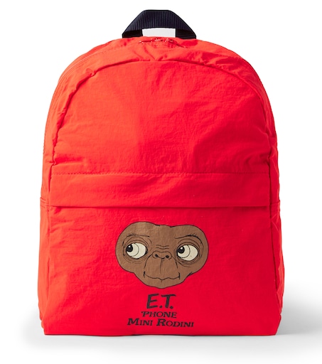 minirodini リュック x E.T. printed backpack in red - Mini Rodini | Mytheresa