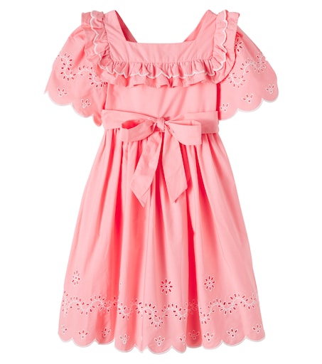 color lace dress Lace-Up Long Pastel Prom Dress with Sheer-Lace Corset Red / 12