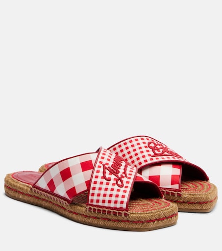Aciel checked espadrille sandals