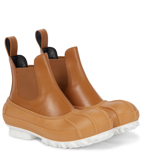 関送込♪STELLA McCARTNEY/Duck City faux leather ChelseaBoots STELLA MCCARTNEY Duck City Faux-Leather Chelsea Boots | endource
