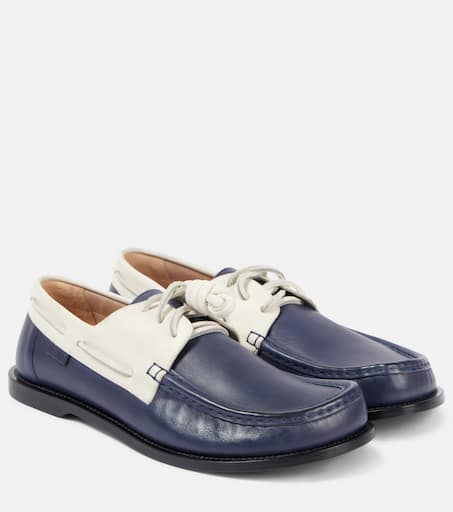 フラットシューズ Loewe Multicolour Calf Leather Loafers With Decorative Strap Loewe Loafers and moccasins for Women | Online Sale up to 60