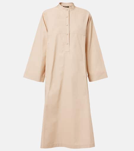 Cotton poplin tunic in beige - Loro Piana | Mytheresa