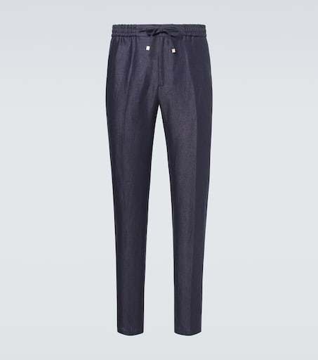 Etro Linen slim pants