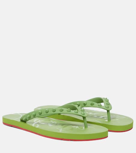 Christian louboutin hotsell thong sandals