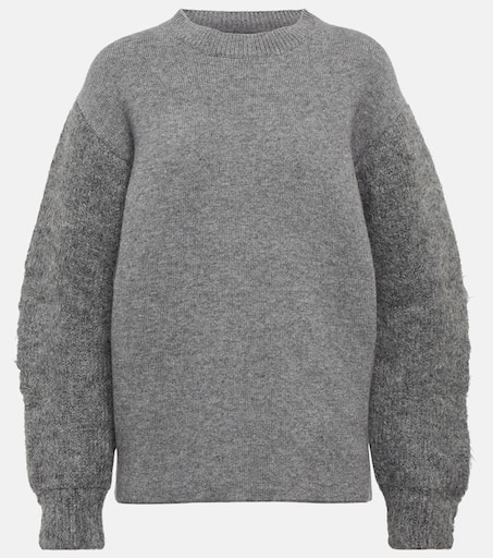 Wool and cashmere sweater in grey - Jil Sander | Mytheresa