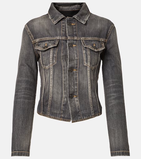 ジャケット BALENCIAGA Women Jackets 831697 TSW671441 Grey Women's Lace-up Jacket in Dark Grey | Balenciaga US
