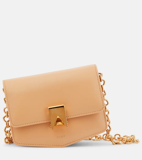【関税&送料込】Alaia Le Papa Small Shoulder Bag In Box Leat Le Papa Small leather crossbody bag in beige - Alaia | Mytheresa