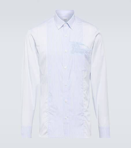 Tシャツ・カットソー Burberry FW25 Embroidered poplin shirt (8079587 A7028) 버버리(Burberry) | 버버리 Embroidered poplin shirt 8079587