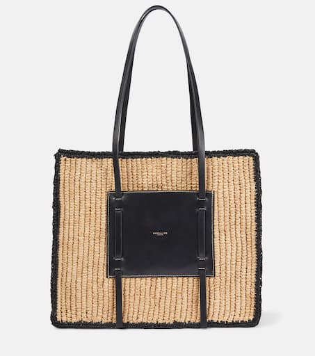 Tote Capri aus Raffiabast und Leder in Beige - De Mellier | Mytheresa