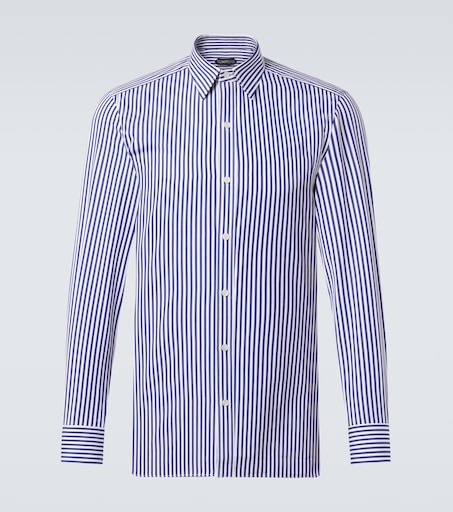 Tom Ford Bengal stripe cotton poplin shirt