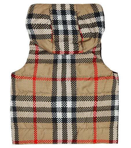 Burberry vest store kids silver