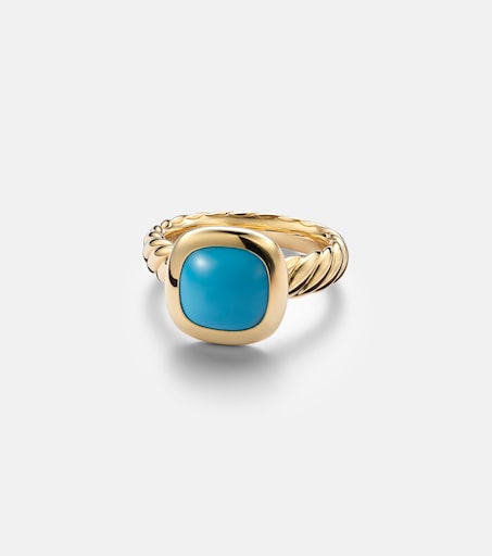 DY Mercer® 18kt gold ring with turquoise
