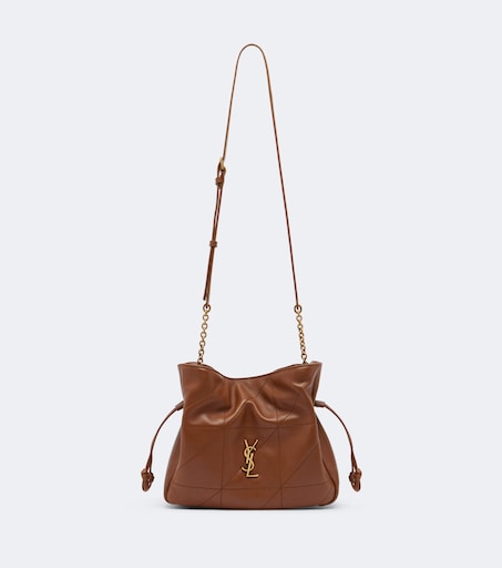 Jamie Small Leather Shoulder Bag Brown