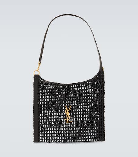 Oxalis mesh shoulder bag in black - Saint Laurent | Mytheresa