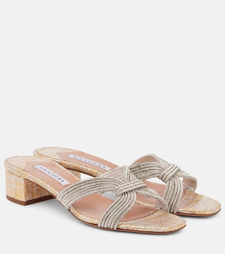 【Aquazzura】 Muse 35 embellishedサンダル P01014357.jpg