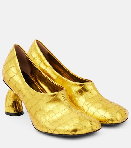 【DRIES VAN NOTEN】75 llic leather pump レザー パンプス P01014742.jpg