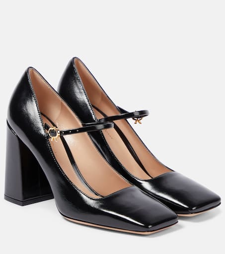 Freeda leather Mary Jane pumps in black - Gianvito Rossi