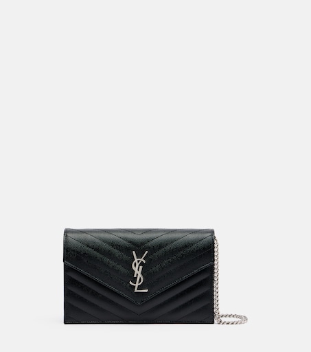 Cassandre Envelope Small leather wallet on chain