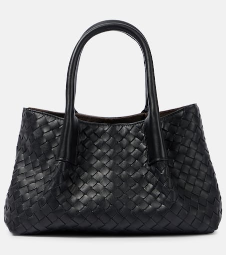 【関税&送料込】Bottega Veneta Sand Leather Small Pinacoteca Pinacoteca Small leather tote bag in brown - Bottega Veneta