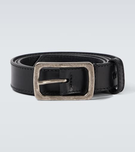 SALE⭐️DRIES VAN NOTEN 黒レザーベルト Belt in Black/White – SVRN