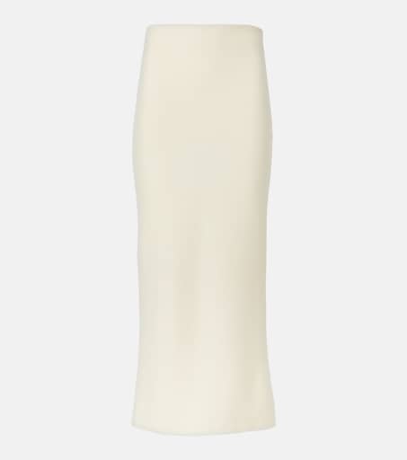 Circe virgin wool pencil skirt in white - Gabriela Hearst | Mytheresa