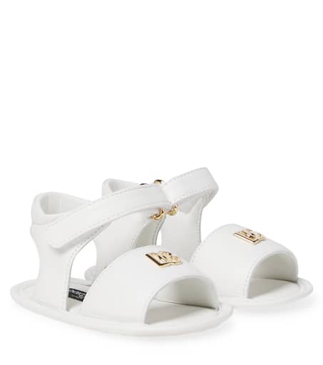 Baby leather sandals in white - Dolce Gabbana Kids | Mytheresa
