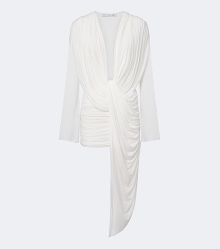 Christopher Esber Ripple Draped Asymmetric Minidress, photo 4 of 4