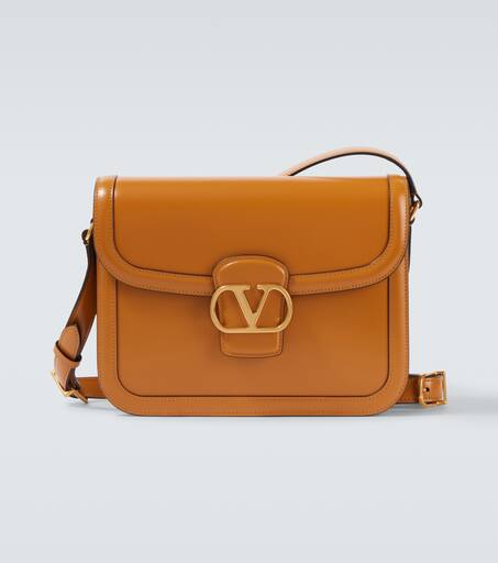 ショルダーバッグ・ポシェット Valentino Garavani Brown Suede And Leather 9To5 Shoulder Bag Valentino Garavani 9to5 Smooth Calfskin Shoulder Bag for