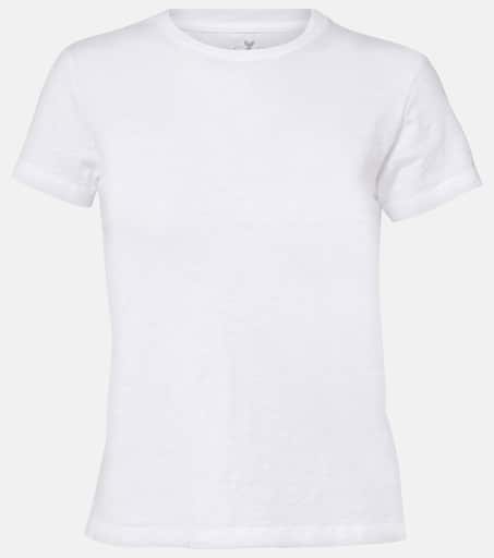 Sierra cotton jersey T-shirt in white - Velvet | Mytheresa