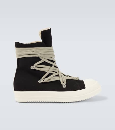 Megalace high-top sneakers in black - Rick Owens | Mytheresa