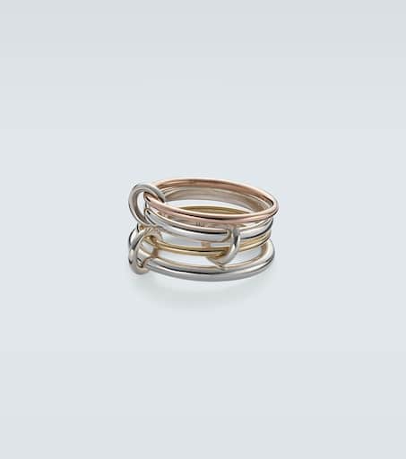 Hyacinth Mx 18kt gold and sterling silver ring in gold