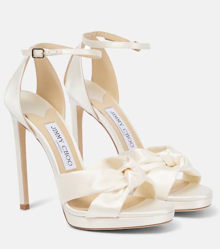 【JIMMY CHOO】ROSIE 100 SANDALS Rosie 100 |Gold Metallic Leather Sandals | New Collection