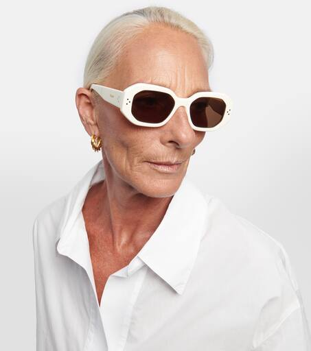 Square Sunglasses in Neutrals - Celine Eyewear | Mytheresa