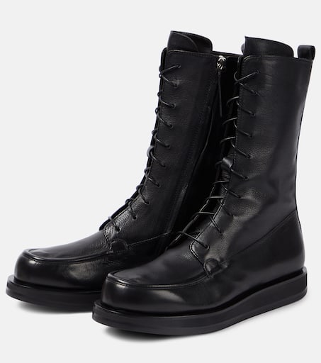 The row outlet combat boots