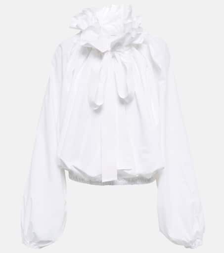 【送料&関税込】Patou Ruffled Cotton Blouse P00707524.jpg
