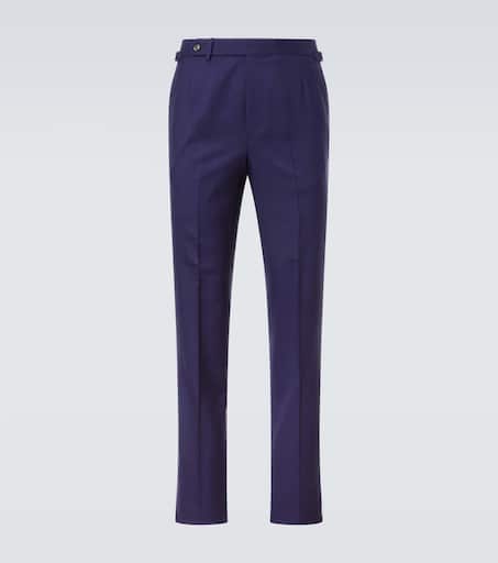 OLD dunhill Italy製? 2tuck Wool Slacks（Wool suit pants in