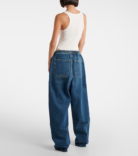 Y/PROJECT 로고 로우라이즈 와이드 진