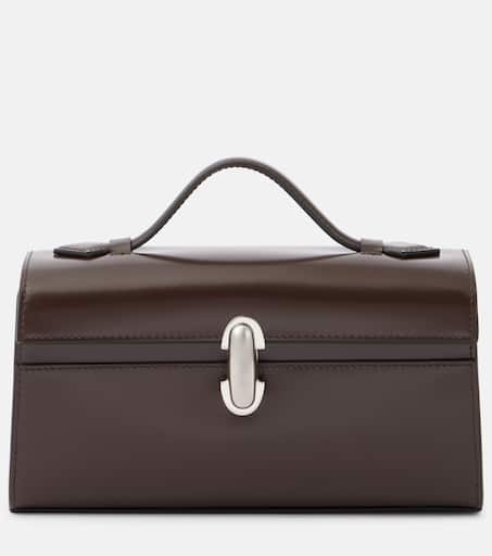 philme leather pochette (レザーポシェット ) ブラウン レザーポーチ(wallet set) ブラック/ブラウン | On the river WEB