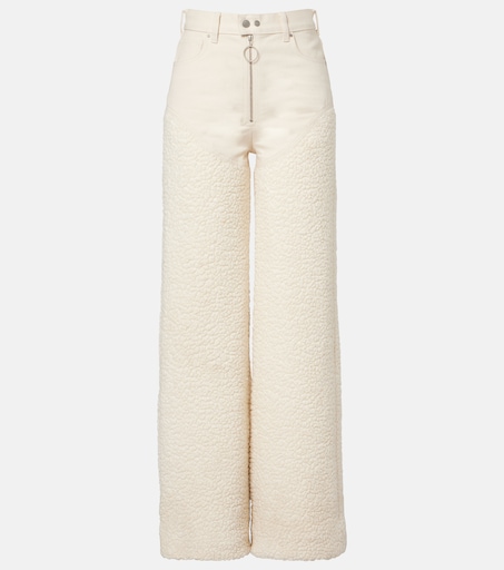 Kozzy wool-blend wide-leg pants in white - Cordova | Mytheresa